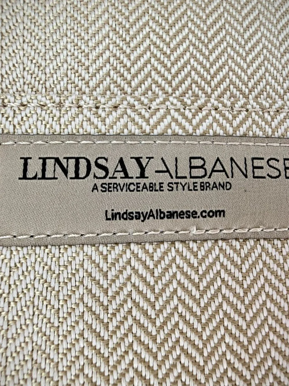 Lindsay Albanese Limited Edition Herringbone Laptop Clutch Sleeve